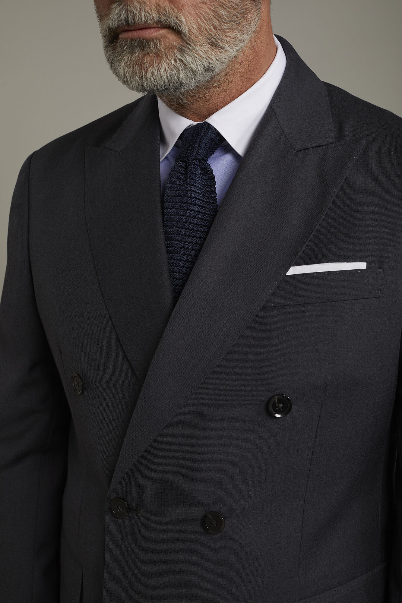 Abito doppiopetto uomo mix size dk grey